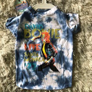 NWT David Bowie Dog T-Shirt Size Medium